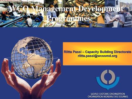 WCO Management Development Programmes