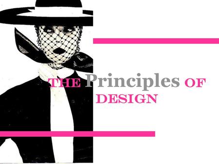 The Principles of Design