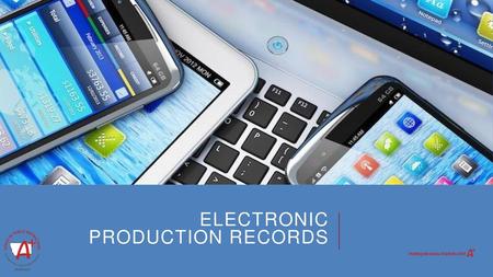 Electronic Production records