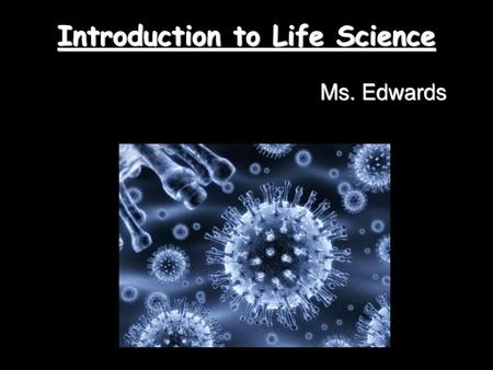 Introduction to Life Science