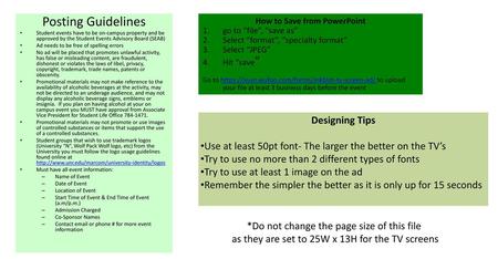 How to Save from PowerPoint