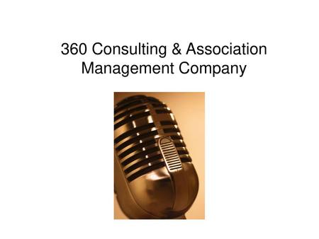 360 Consulting & Association Management Company