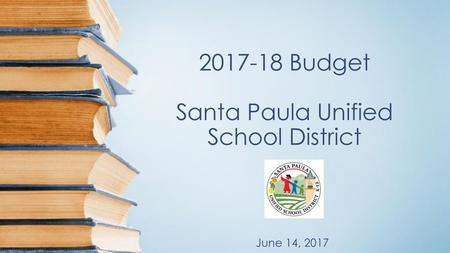 Budget Santa Paula Unified School District