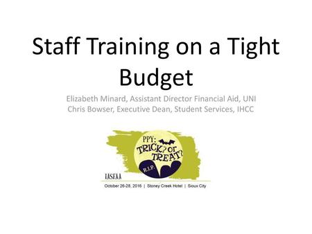 Staff Training on a Tight Budget