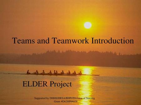 Teams and Teamwork Introduction