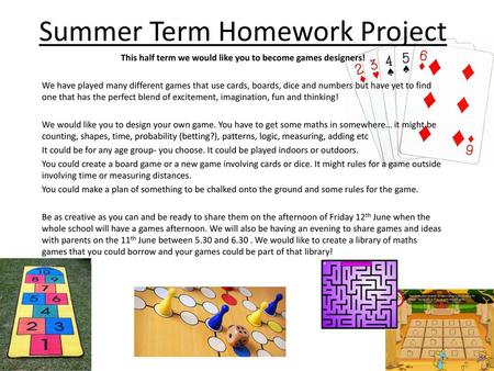 Summer Term Homework Project