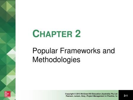 Popular Frameworks and Methodologies