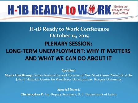 H-1B Ready to Work Conference