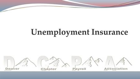 Unemployment Insurance