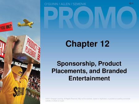 Sponsorship, Product Placements, and Branded Entertainment