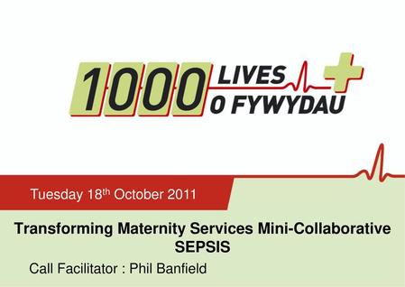 Transforming Maternity Services Mini-Collaborative SEPSIS