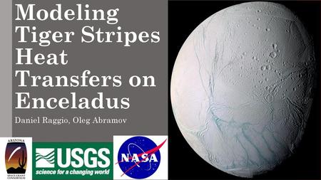 Modeling Tiger Stripes Heat Transfers on Enceladus