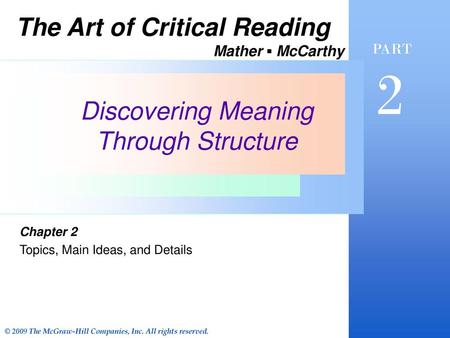 Discovering Meaning Through Structure