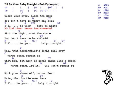 I'll Be Your Baby Tonight - Bob Dylan (1967)