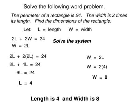 Solve the following word problem.