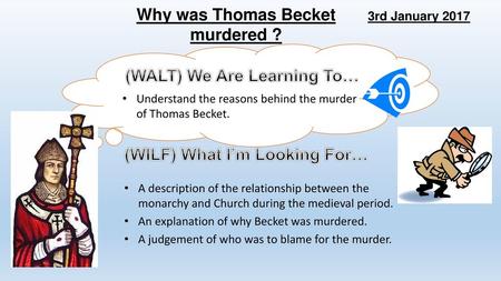 Why was Thomas Becket murdered ?