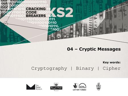 Key words: Cryptography | Binary | Cipher