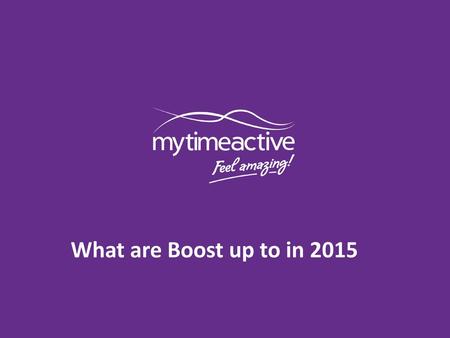 What are Boost up to in 2015.