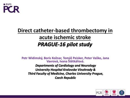 Direct catheter-based thrombectomy in acute ischemic stroke