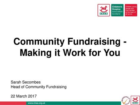 Community Fundraising - Making it Work for You