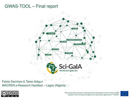 GWAS-TOOL – Final report