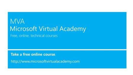 Microsoft Virtual Academy