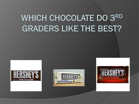 Which Chocolate do 3rd Graders Like the Best?