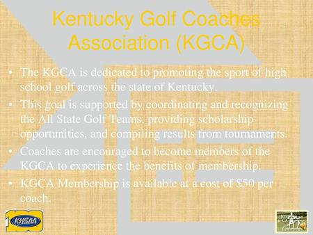 Kentucky Golf Coaches Association (KGCA)