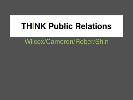 THINK Public Relations