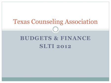 Texas Counseling Association