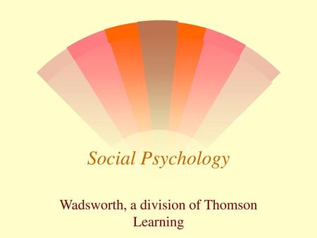 Wadsworth, a division of Thomson Learning