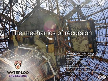 The mechanics of recursion