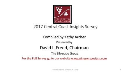 2017 Central Coast Insights Survey