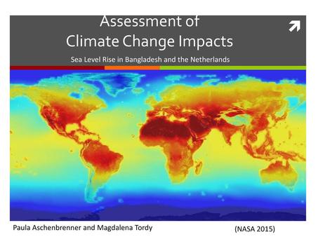 Assessment of Climate Change Impacts