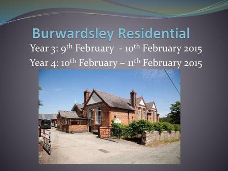 Burwardsley Residential