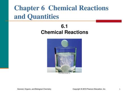 Chapter 6 Chemical Reactions and Quantities