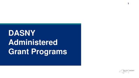 DASNY Administered Grant Programs