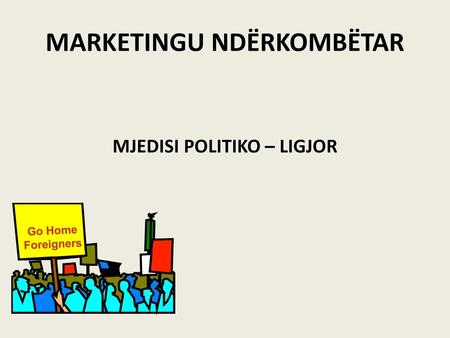 MARKETINGU NDËRKOMBËTAR