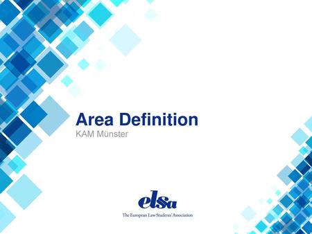 Area Definition KAM Münster.