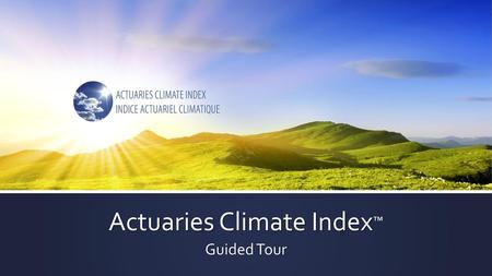 Actuaries Climate Index™