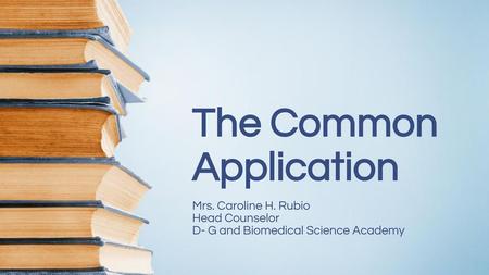 The Common Application