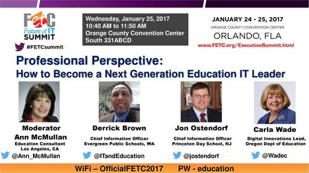 WiFi – OfficialFETC2017 PW - education