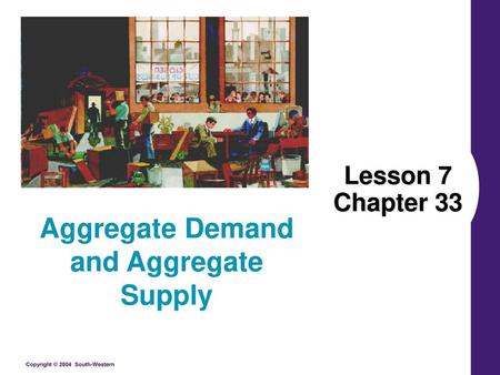 Aggregate Demand and Aggregate Supply