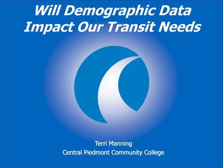 Will Demographic Data Impact Our Transit Needs