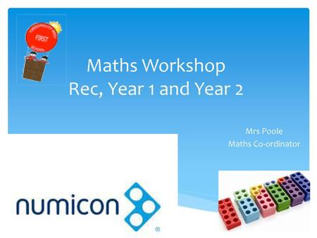 Maths Workshop Rec, Year 1 and Year 2