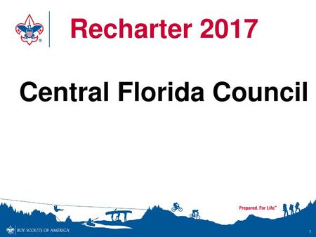 Recharter 2017 Central Florida Council