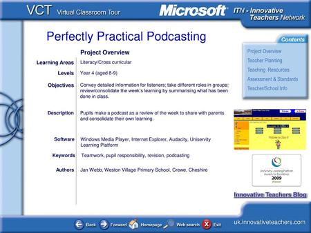 Project Overview Learning Areas Levels Objectives