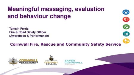 Meaningful messaging, evaluation and behaviour change