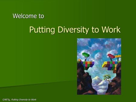 Putting Diversity to Work