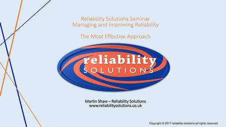 Martin Shaw – Reliability Solutions